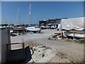 Boatyard and dry stack boat store