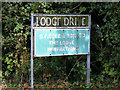 Lodge Drive sign