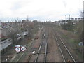 The view from England Lane footbridge (2)