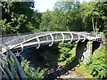 Footbridge across the River Rhymney