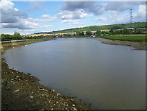 TQ7063 : River Medway at Halling by Marathon