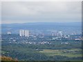 Red Road flats seen from Blairskaith Muir