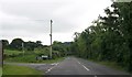 Longfield Road at its junction with the minor Cloughinny Road