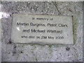 Memorial Plaque, Canada Square, Canary Wharf, London