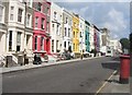 Colourful houses - Lancaster Road