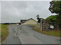 The entrance to Lawrenny Cricket and Social Club