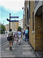 Entrance to Riverside Walkway, Limehouse, London