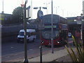 226 bus stop at Edgware Road, Staples Corner