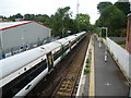 View from the footbridge at Kingswood station