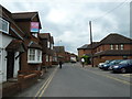 Looking west-northwest along Northcroft Lane