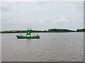 SE9424 : Humber Float 33, on a falling tide by Christine Johnstone