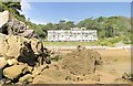 SS5987 : Apartment block, Caswell Bay by Philip Pankhurst