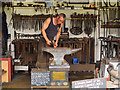 SJ9921 : Blacksmith at work by Stephen Craven