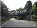 The rail bridge over Greenock Road