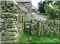 Stile on Colne Valley Circular Walk at Heywoods Farm