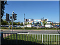 Pedestrian crossing towards Crawley Leisure Park