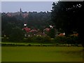 View towards Oxted from the Greensand Way