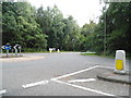 Roundabout on Chobham Road entering Woking