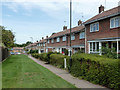 Houses on walk between Hazel Close and Langley Drive, Langley Green, Crawley