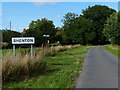 Shenton village sign along Upton Lane