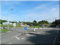 Roundabout on the A4061, Bryncethin