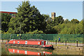 Narrowboat on the River Witham