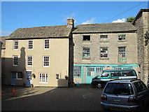 NY7146 : Old buildings in Alston by Mike Quinn