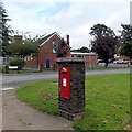 Postbox in a brick pillar, Cwmbran