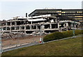 Last days of the former County Hall, Cwmbran