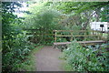 Footbridge on the edge of Carlton Miniott