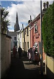 SX9165 : Alley, St Marychurch by Derek Harper