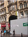 Cardiff: market entrance, St Mary Street / Heol Eglwys Fair