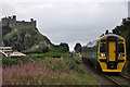 SH5831 : Harlech Castle and the Cambrian Line by Stuart Wilding