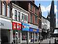 Chesterfield - shops on north side of Burlington Street 