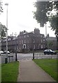 An arched exit from Scott Park, Montrose