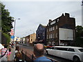 View of the Lord Hood pub and the Up The Creek Comedy Club from Creek Road