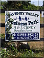 TM3390 : Waveney Valley Business Park sign by Geographer