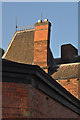 A precarious chimney at Knutsford Railway Station