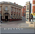 NatWest Bank and the Spirit of Carnival statue, Bridgwater