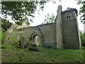 TL1587 : Ruined church of All Saints in Denton by Richard Humphrey