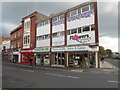 Eastover shops near the corner of Salmon Parade, Bridgwater