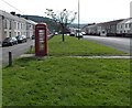 Red phonebox in Tredegar