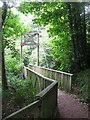 Footbridge on the Clyde Walkway