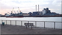 TQ4279 : River Thames at Woolwich Reach by Malc McDonald
