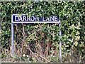 Darrow Lane sign