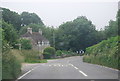 Sharp bend south of Poxwell