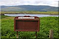 Notice board at Skinidin