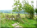 Gate on Hebden Royd FP25 below Wicken Hill