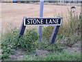 Stone Lane sign