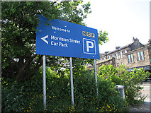NT2473 : Entrance to Morrison Street Car Park by Stephen Craven